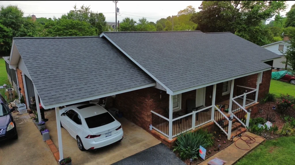 A freshly replaced South Carolina roof in perfect condition, giving homeowners peace of mind knowing how long does a roof last in South Carolina after a professional replacement